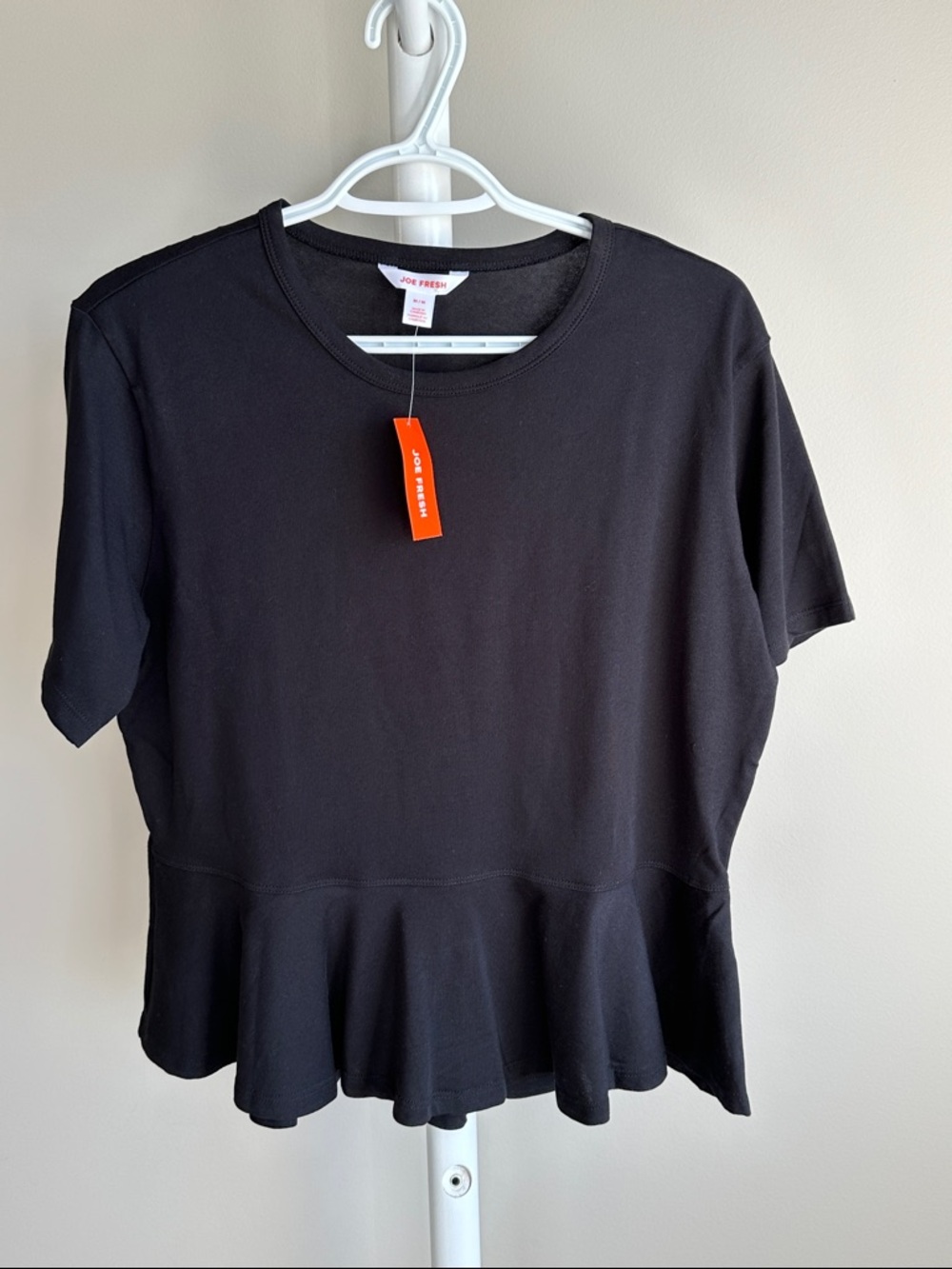 ✨NEW Joe Fresh Short Sleeve Peplum Shirt Size Medium